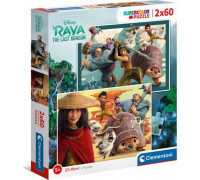 Clementoni Puzzle 2x60el Raya i ostatni Smok (21616)