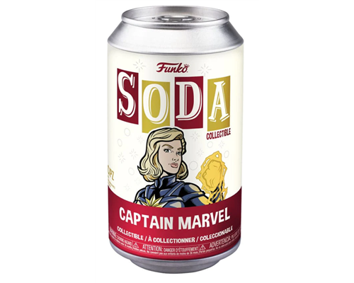 Funko POP! Vinyl SODA: Marvel - Captain Marvel w/Ch (5+1 chase figure)