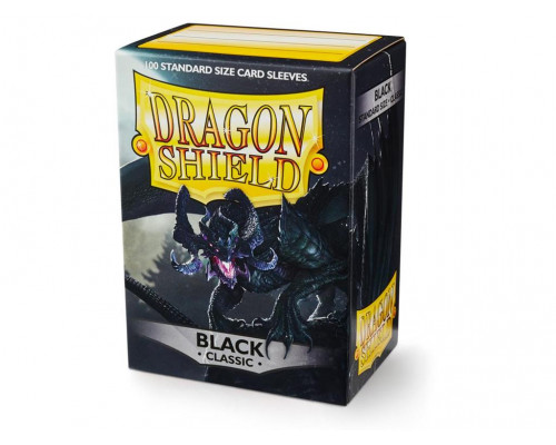 Dragon Shield Standard Sleeves - Black (100 Sleeves)