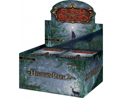 Flesh & Blood TCG - History Pack 2 Black Label (36 Packs) - DE