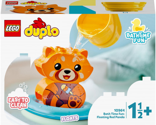 LEGO DUPLO® Bath Time Fun: Floating Red Panda (10964)