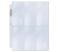 UP - 6-Pocket Platinum Page with 2-1/2" X 5-1/4" Pockets