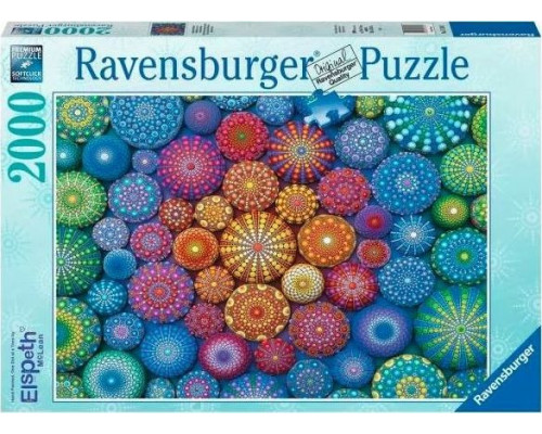 Ravensburger Puzzle 2000el Tęczowe mandale 171347 RAVENSBURGER