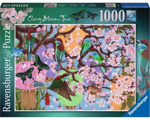 Ravensburger Puzzle 2D 1000 elementów Kwitnące wiśnie