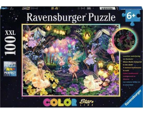 Ravensburger Puzzle 100el Ogród wróżek 132935 RAVENSBURGER