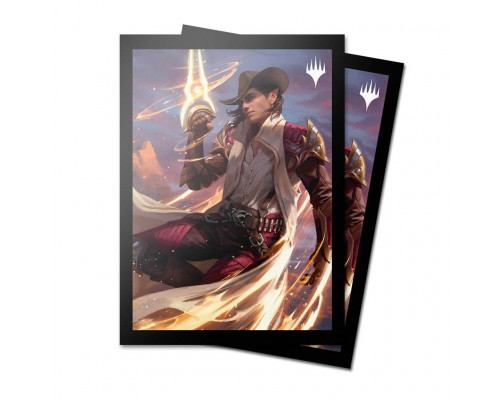UP - Outlaws of Thunder Junction 100ct Deck Protector Sleeves Key Art 3 for Magic: The Gathering