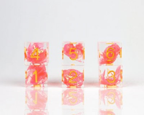 Sirius Dice - D6 Dice - Sharp Flamingo