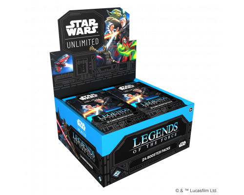 FFG - Star Wars: Unlimited - Legends of the Force Booster Display (24 Booster) - EN