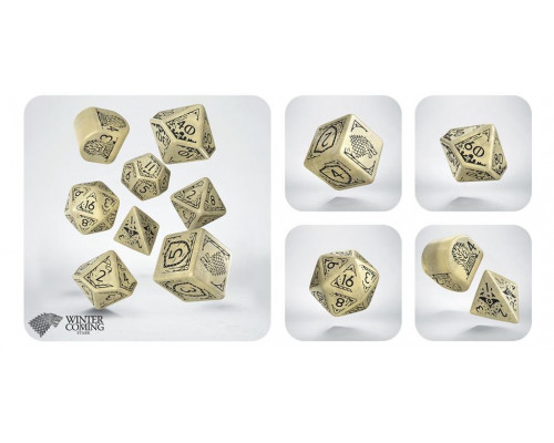 Game of Thrones. Stark Dice Set.
