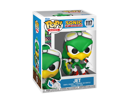 Funko POP! Games: Sonic - Jet the Hawk w/Board