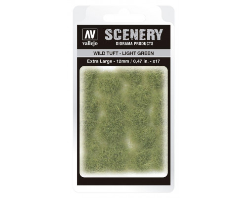 Vallejo - Scenery - Wild Tuft  Light Green (12 mm)