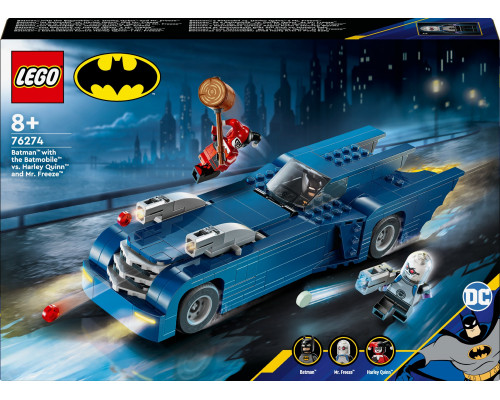 LEGO DC Batman™ z batmobilem kontra Harley Quinn™ i Mr. Freeze™ (76274)