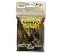 Dragon Shield Standard Perfect Fit Sleeves - Clear/Smoke (100 Sleeves)