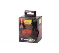 Dragon Shield Strongbox Box - Clear Red