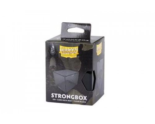 Dragon Shield Strongbox Box - Clear Black