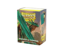Dragon Shield Sleeves - Standard size - Matte Dual - Power & Copper (100 Sleeves)
