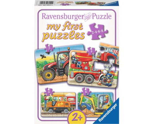 Ravensburger Puzzle 2/4/6/8el W pracy (069545)