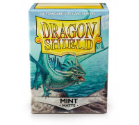 Dragon Shield Standard Sleeves - Matte Mint (100 Sleeves)