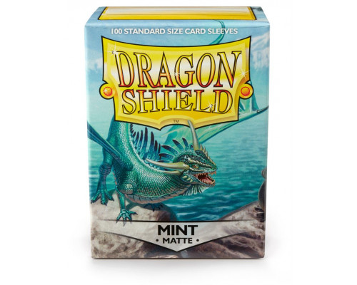 Dragon Shield Standard Sleeves - Matte Mint (100 Sleeves)