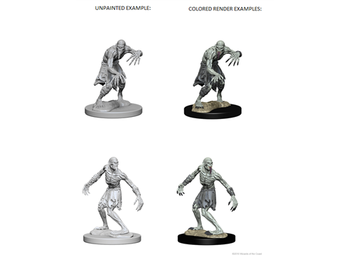 D&D Nolzur's Marvelous Unpainted Miniatures - Ghouls