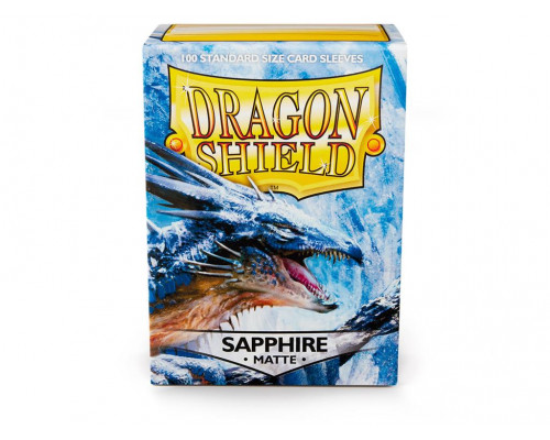 Dragon Shield Matte Sleeves - Sapphire (100 Sleeves)