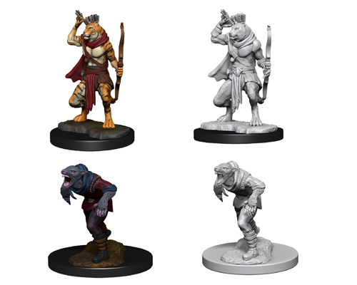 D&D Nolzur’s Marvelous Miniatures: Wererat & Weretiger