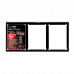 UP - 3-Card Black Border ONE-TOUCH Magnetic Holder