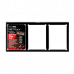 UP - 3-Card Black Border ONE-TOUCH Magnetic Holder