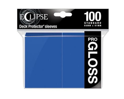 UP - Standard Sleeves - Gloss Eclipse - Pacific Blue (100 Sleeves)