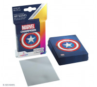 Gamegenic - Marvel Champions Art Sleeves - Captain America (50+1 Sleeves)