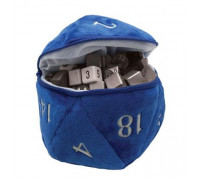 UP - D20 Plush Dice Bag - Blue