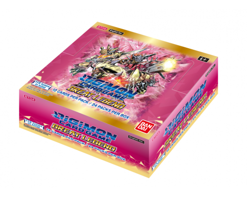 Digimon Card Game - Great Legend Booster Display BT04 (24 Packs) - EN