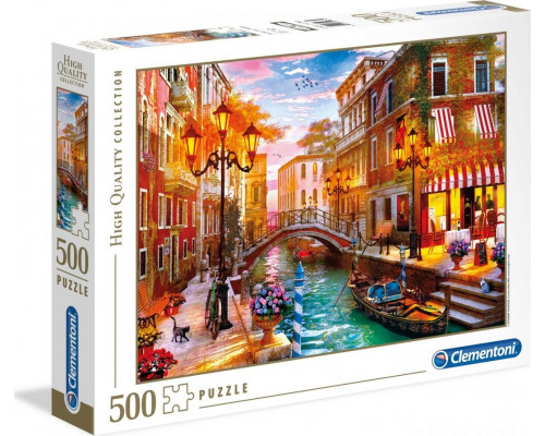 Clementoni Puzzle 500 elementów High Quality - Zachód słońca nad Wenecją