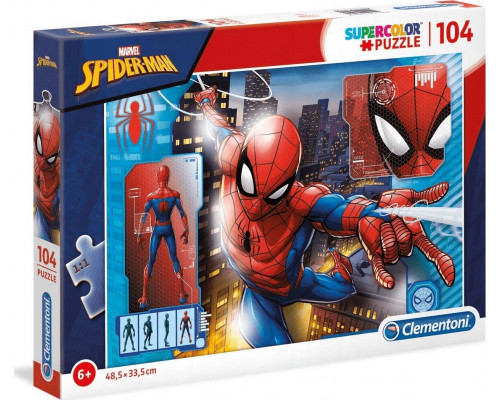 Clementoni Puzzle 104 Super kolor Spiderman