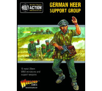 Bolt Action - German Heer Support Group (HQ, Mortar & MMG) - EN