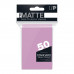 UP - Standard Sleeves - Pro-Matte - Non Glare - Pink (50 Sleeves)