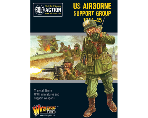 Bolt Action - US Airborne Support group (1944-45) (HQ, Mortar & MMG) - EN