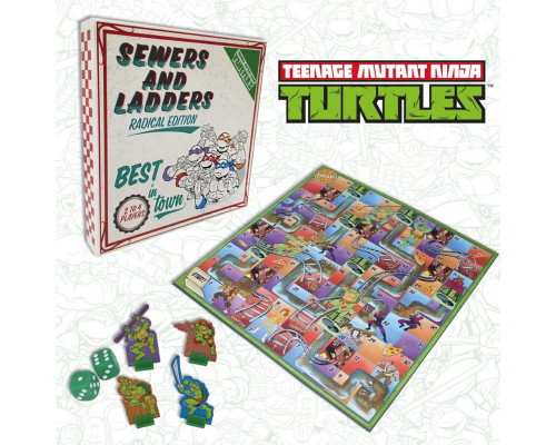Teenage Mutant Ninja Turtles Sewers & Ladders board game - EN