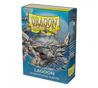 Dragon Shield Japanese size Dual Matte Sleeves - Lagoon 'Saras' (60 Sleeves)