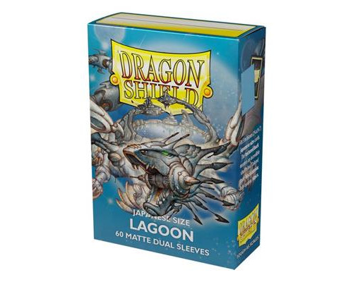 Dragon Shield Japanese size Dual Matte Sleeves - Lagoon 'Saras' (60 Sleeves)