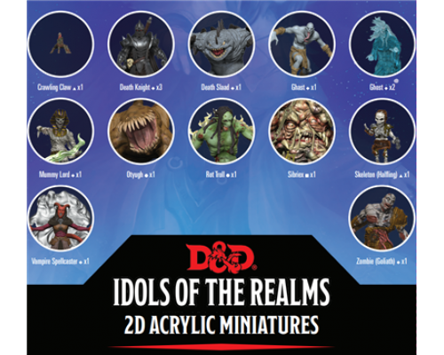 D&D Idols of the Realms: Boneyard - 2D Set 1