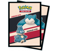 UP - Snorlax & Munchlax Deck Protectors for Pokémon (65 Sleeves)