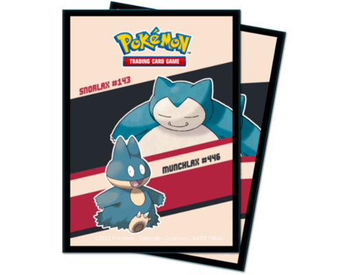 UP - Snorlax & Munchlax Deck Protectors for Pokémon (65 Sleeves)