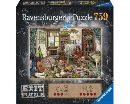 Ravensburger Puzzle 759 Exit Studio artysty