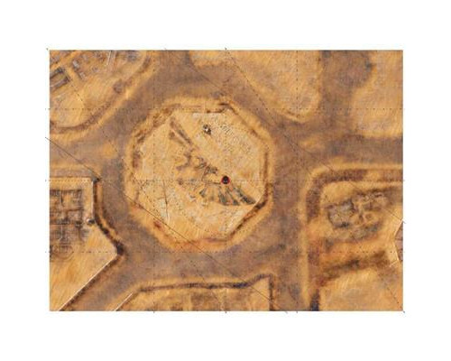Bandua - 9ED Playmat with Deployment Zones 44"x30" Imperial City Desert 2