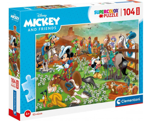 Clementoni Puzzle Maxi 104 Mickey and Friends