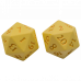 UP - Vivid Heavy Metal Dice: Yellow