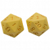 UP - Vivid Heavy Metal Dice: Yellow