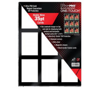 UP - 35PT 9-Card Black Border UV ONE-TOUCH Magnetic Holder