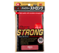 KMC Standard Sleeves - Hyper STRONG Red (80 Sleeves)